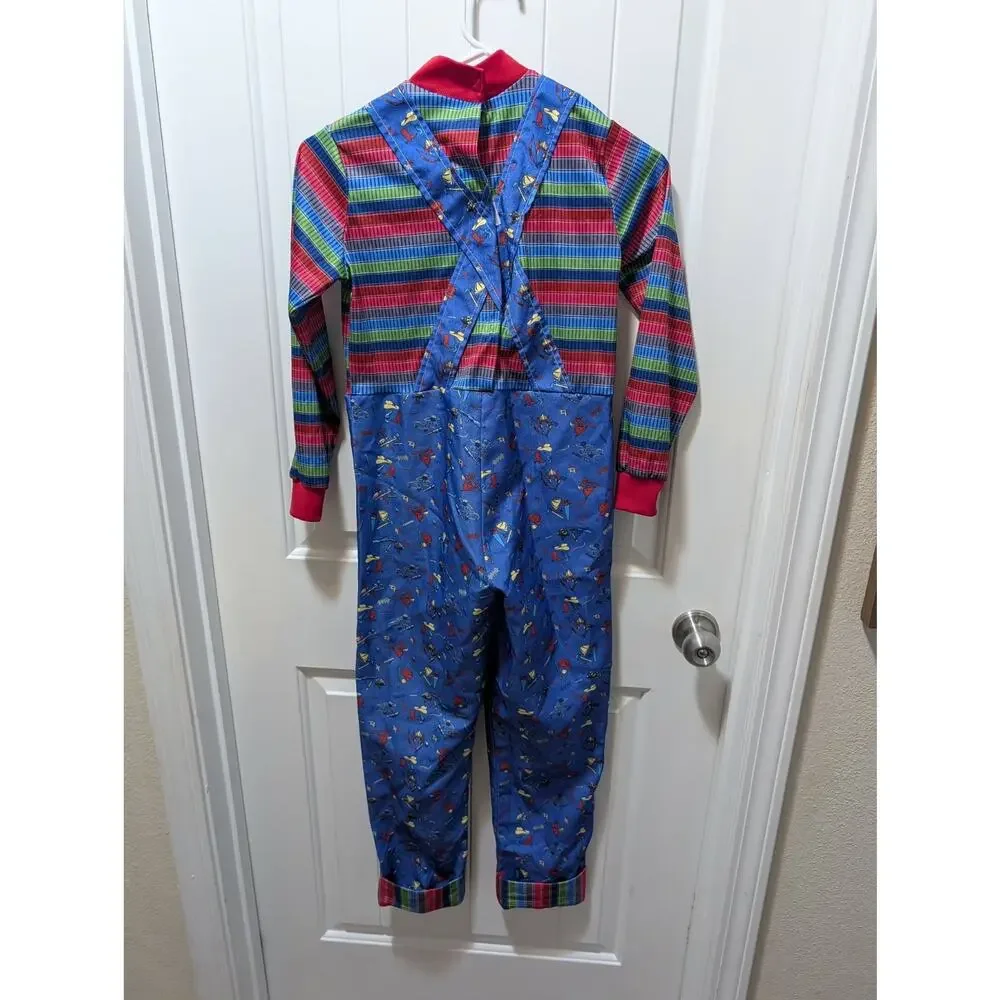 Chucky Child's Play Horror Movie Halloween Costume Jumpsuit Youth L